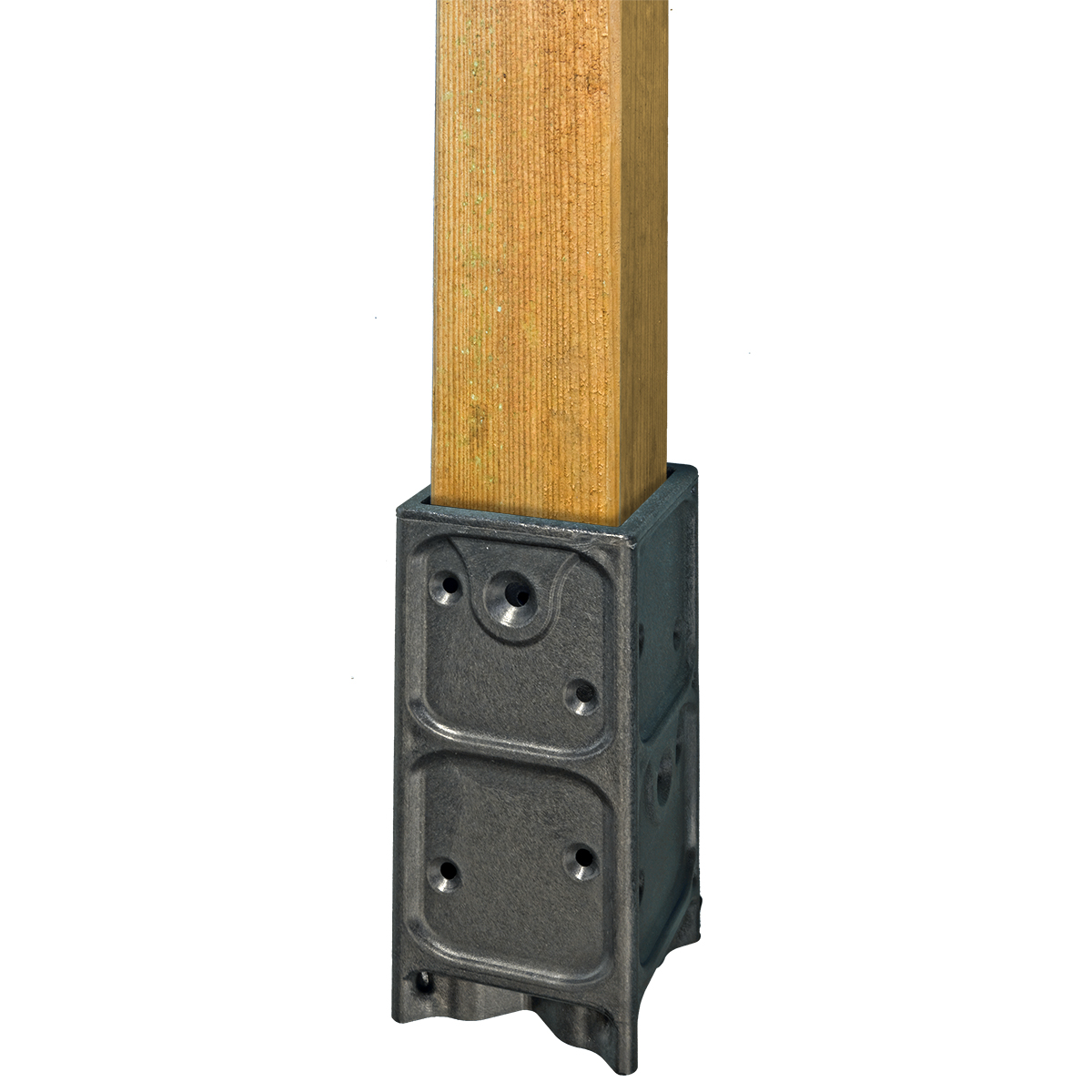 20 Stk. Aufschraubhülse für Holzpfosten 7x7cm Pfostenträger
